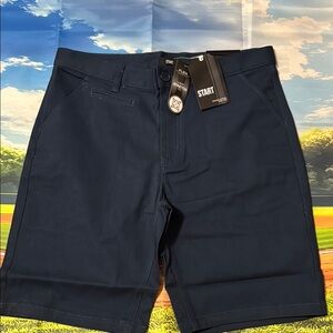 Start Men's Navy Blue Shorts